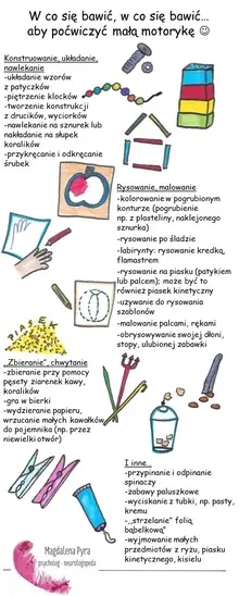 "Zabawy mała motoryka"